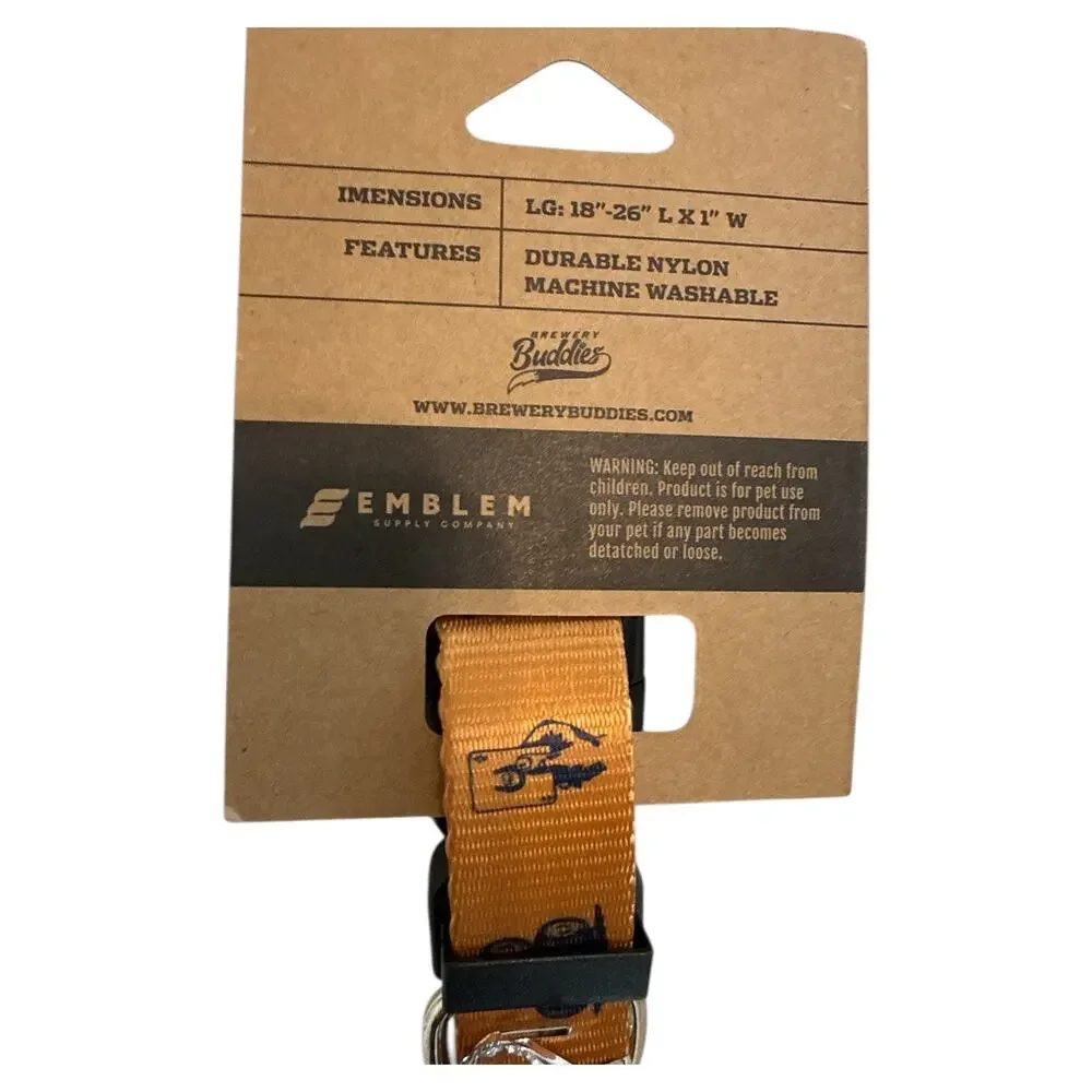 High West Whiskey Distillery Large Dog Collar NWT Brewery Buddies
